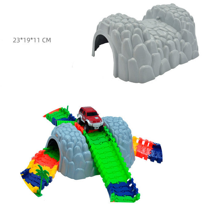 Jouets d'assemblage de bricolage de piste électrique pour enfants