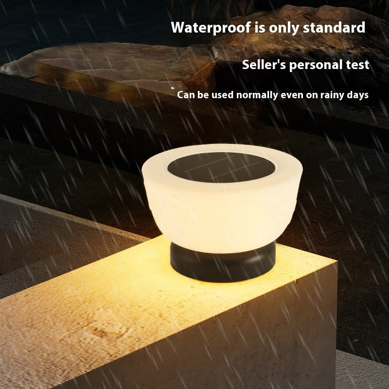 Lampe murale solaire minimaliste moderne