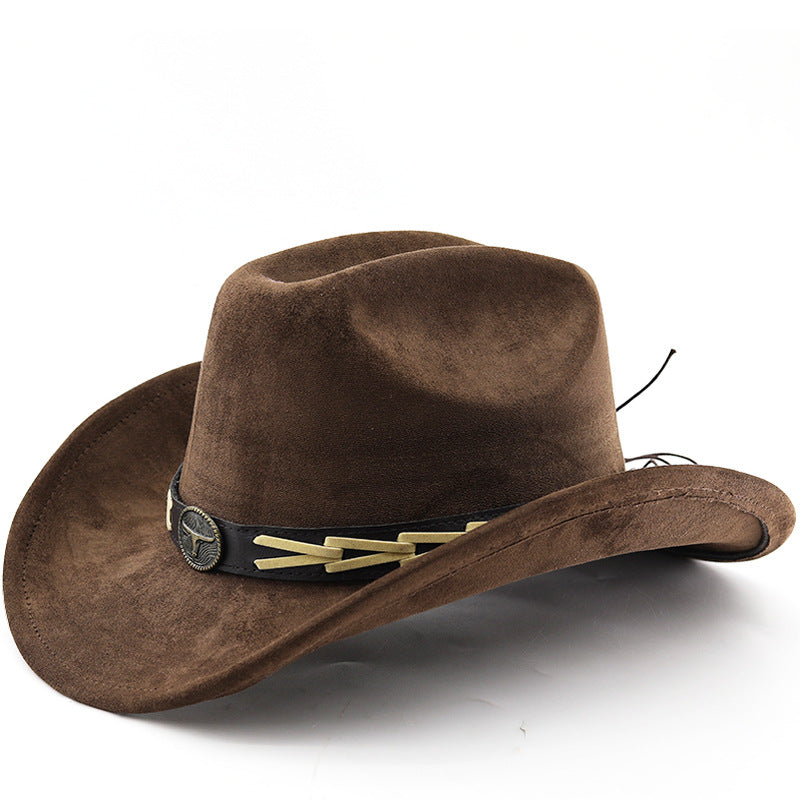 Chapeau Western Cowboy décoré de la ceinture de vache