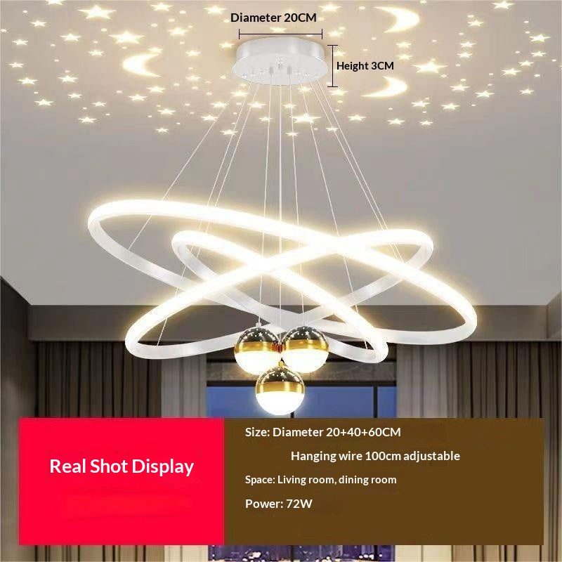Salle de séjour Lumière moderne Minimalist Full-spectrum LED Plafond Lumière