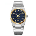 Montre homme avec une fonction de calendrier de bande en acier