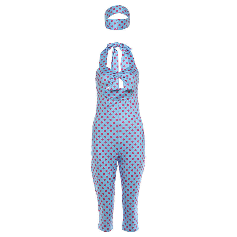 Maillot de saut Capri imprimé Polka-dot