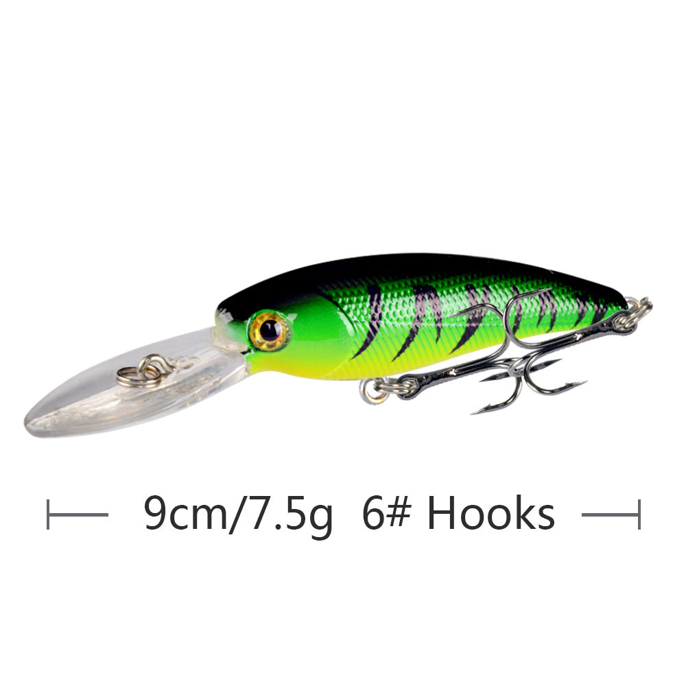 10 Couleur Minorua Bait Plastic Biomimetic Fausse Fausse Bait