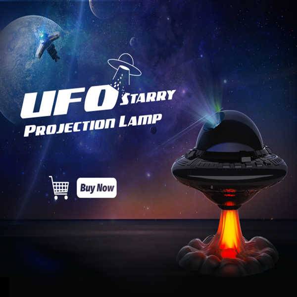 Flying Saucer Starry Sky Projection Light