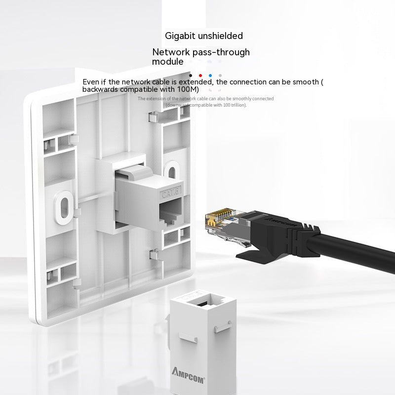 Réseau Câble droit de catégorie 5 Module droit RJ45