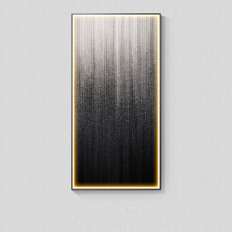 Modern Light Luxury Wall Abstract avec photo de suspension de lumière