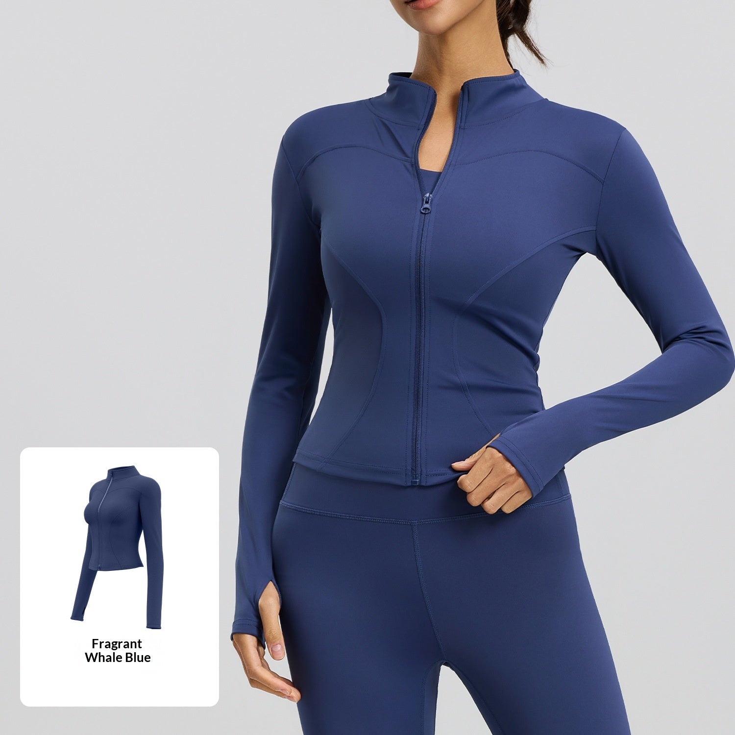 Veste de yoga ajustée de façon serrée Figurine-flatter Outdoorwear