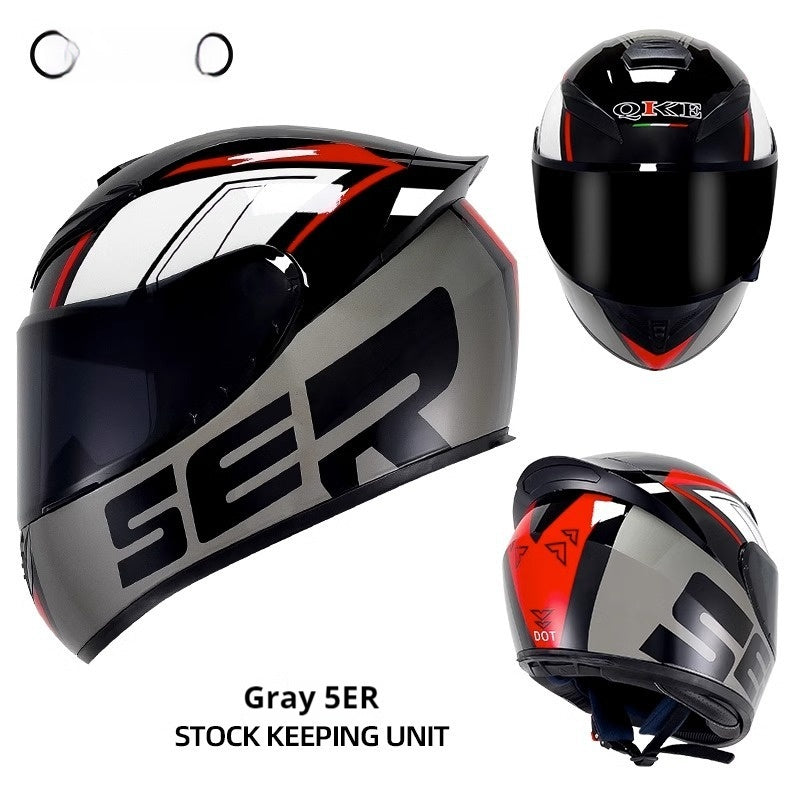 Moto Hiver Personnalité Casque de moto