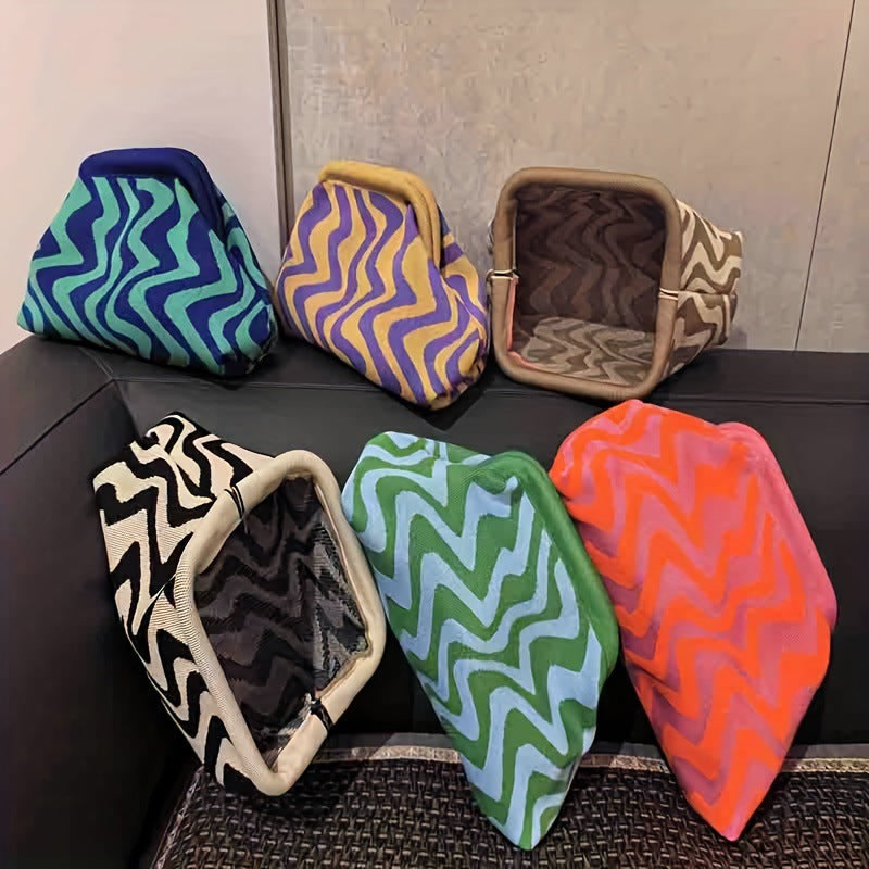 Sac à main Wavy Knit pour femmes