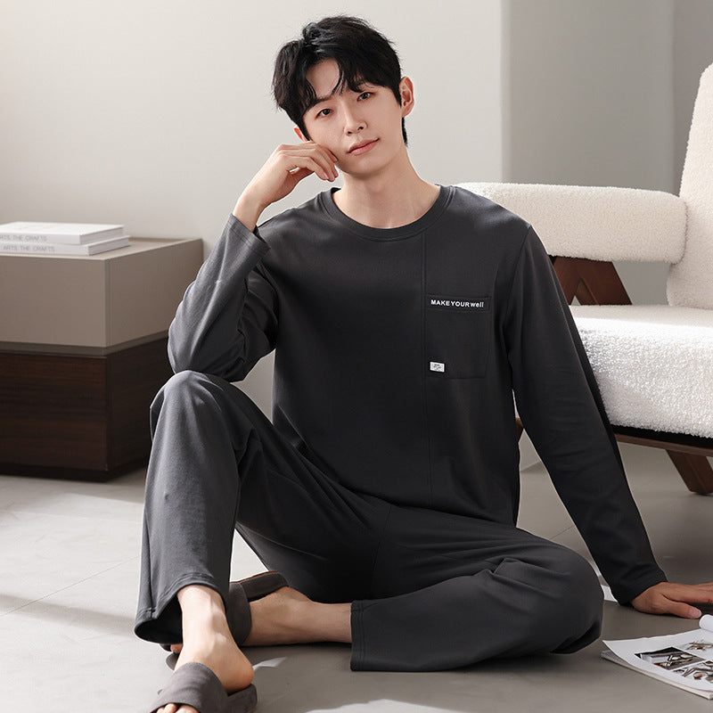 Coton Manches longues Coton complet Casual Vêtements de maison