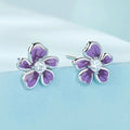 S925 Boucles d'oreilles Sterling Silver Petite Fleur