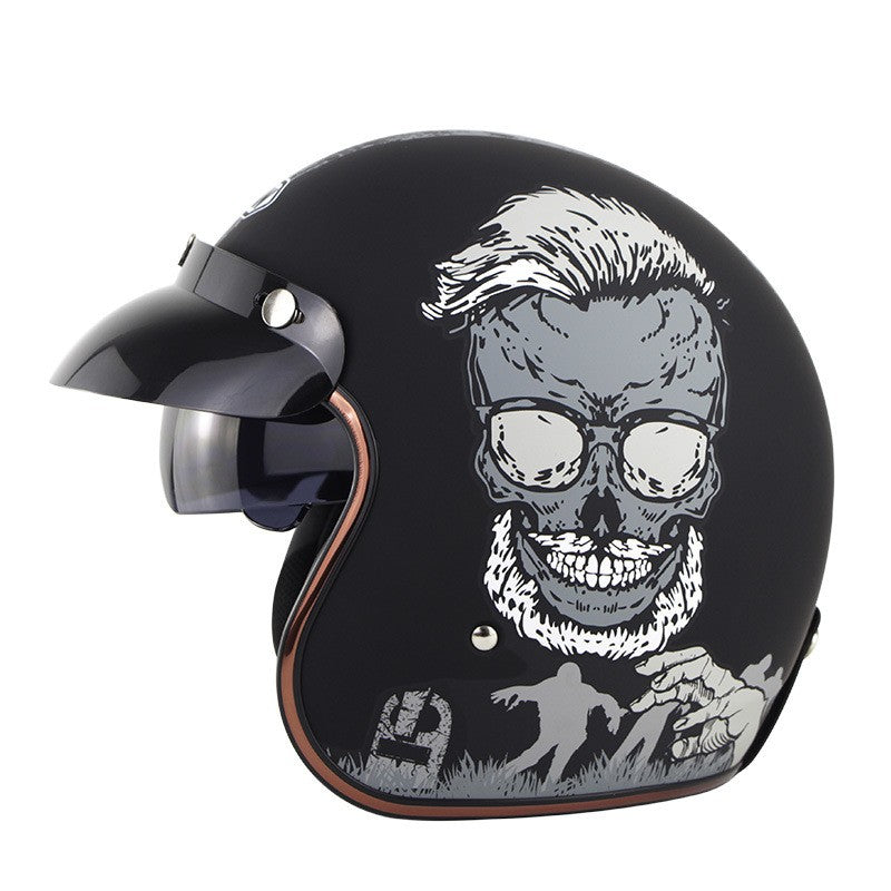 Casque d'équitation extérieur rétro pour hommes et femmes