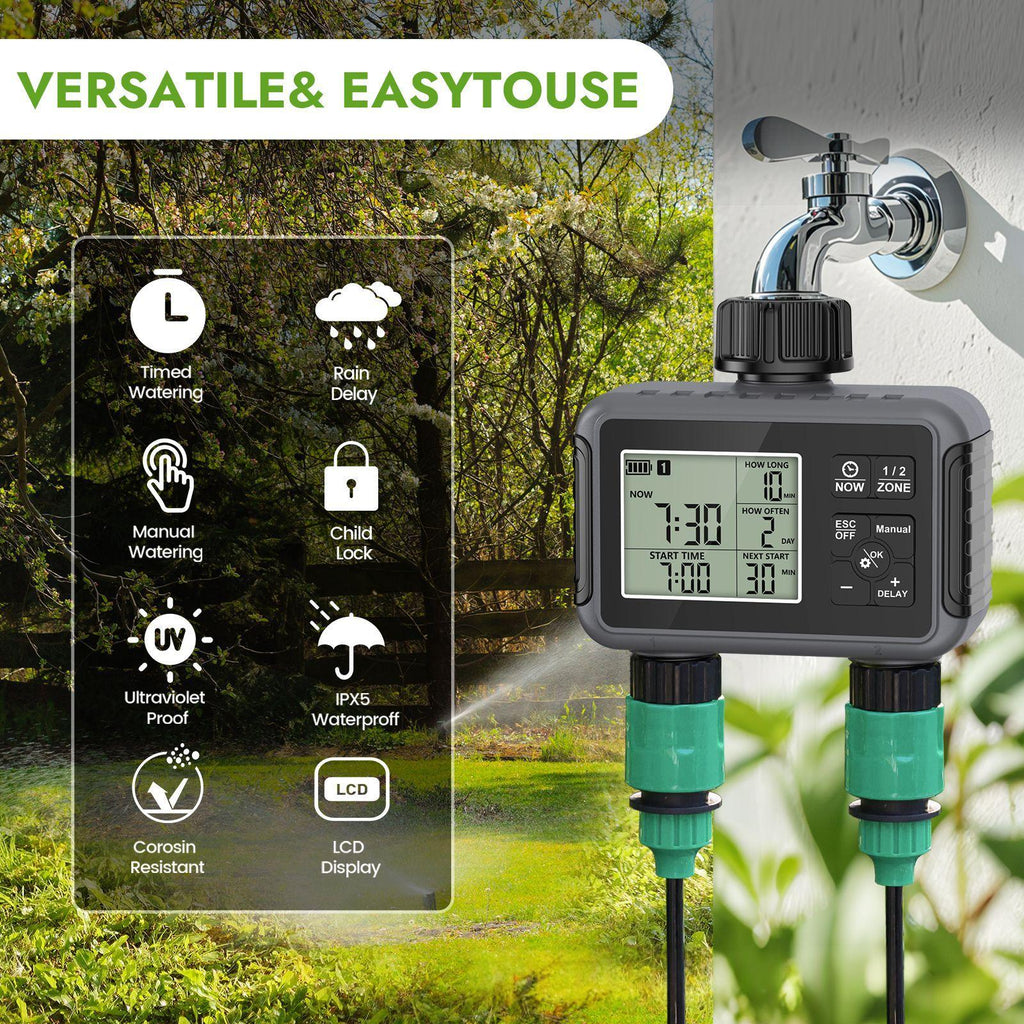 Contrôleur d'irrigation intelligent pour les cours d'eau extérieures