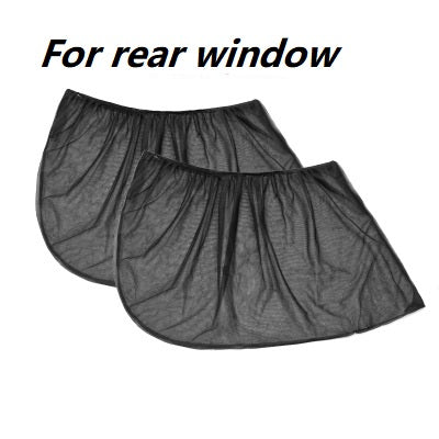 Voiture Avant & Rear Rideau latéral Soleil Visière Rasoir Mesh Couverture Isolation Anti-moustique Tissu Shi