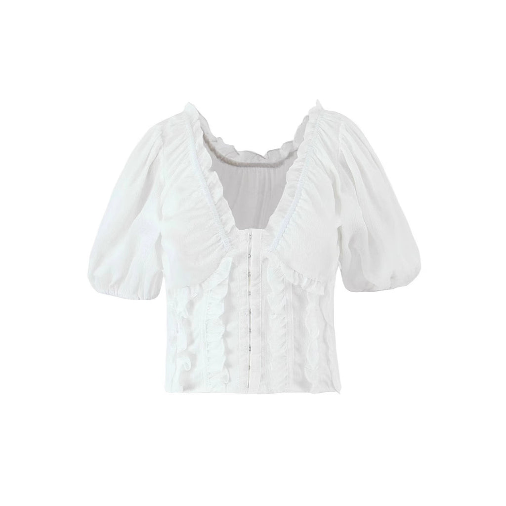 Women's Versatile French Style Summer Shirt