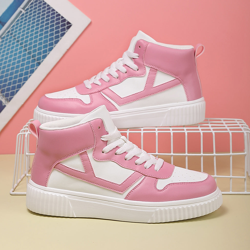 Couple Mid-top Korean Style Spring Sneakers