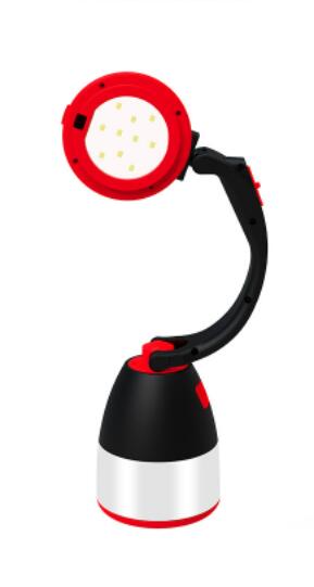 3 In1 Multifonctionnel lampe de table trois en une lampe de tente LED voiture lumière de nuit pliable Emerg