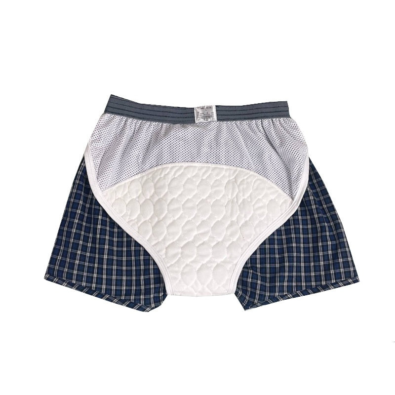 Sous-vêtements d'incontinence lavables pour hommes avec une taille élevée