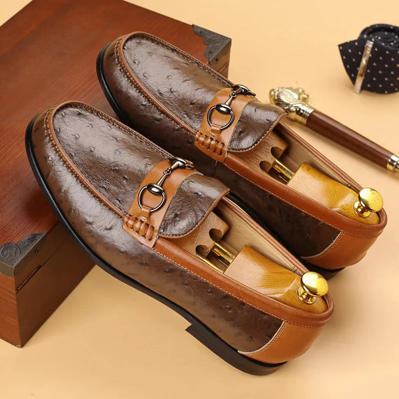 Chaussures en cuir pour hommes de style britannique