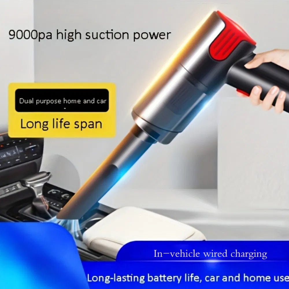 Argent filaire aspirateur de voiture maison portatif mini aspirateur de bureau portable