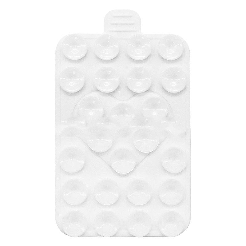 Porte-cas de téléphone à aspiration silicone double face