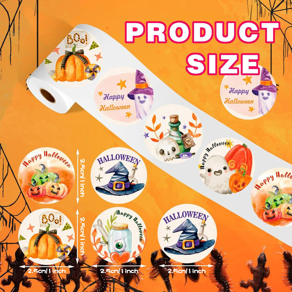 Happy Halloween Kids Toy Merci Sticker décoratif étiquettes