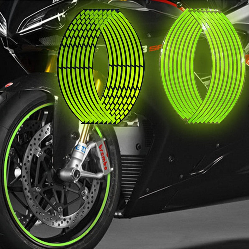 Sticker de roue de moto créatif et polyvalent