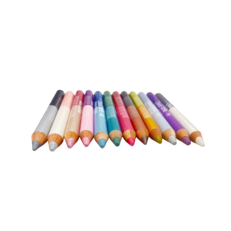 12 PCs Imperméable Pas Smudge Double-tête Eyeliner