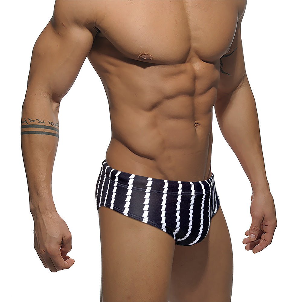 Bandes verticales serrées à faible hauteur Bandes d'entraînement de plage Maillot de bain