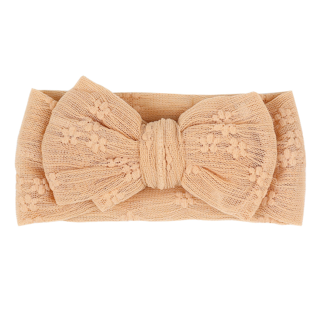 Bande de cheveux bébé Polyester double couche Bow