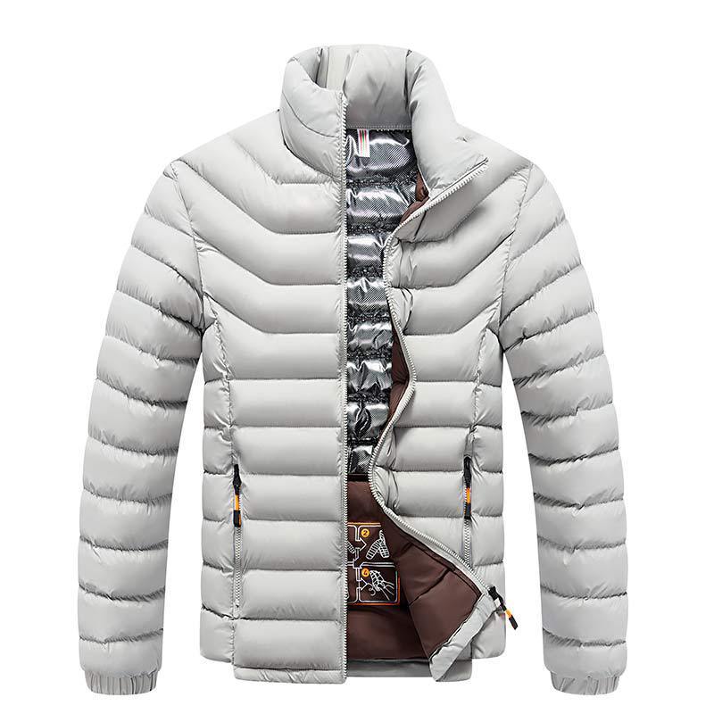 Manteau rembourré en coton épais pour hommes d'hiver