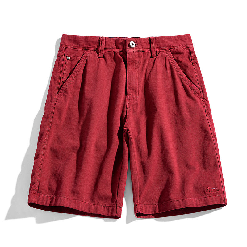 Pantalons de cinq trimestres pour hommes Pantalons de longueur moyenne pour le sport et l'usure extérieure