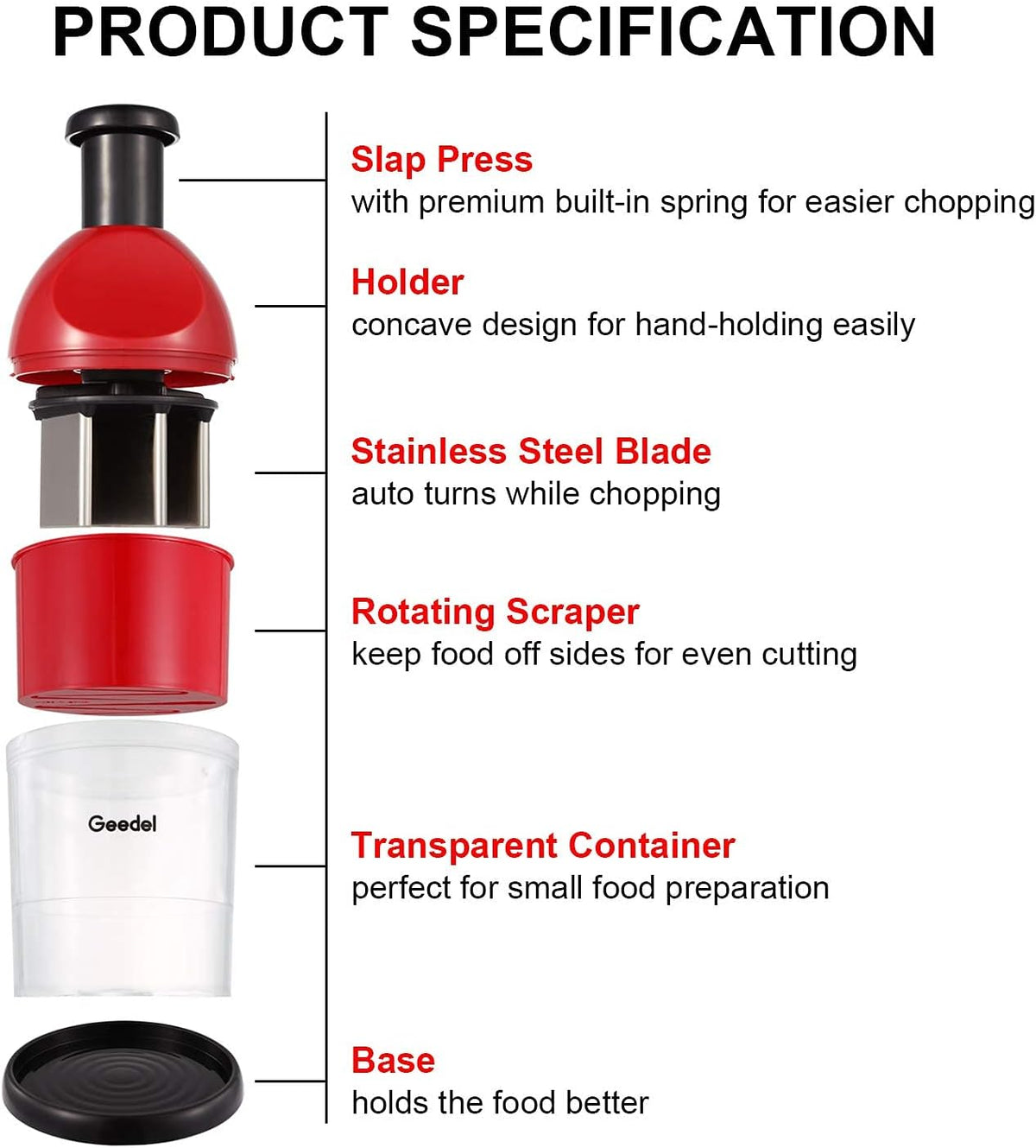 Chopper alimentaire