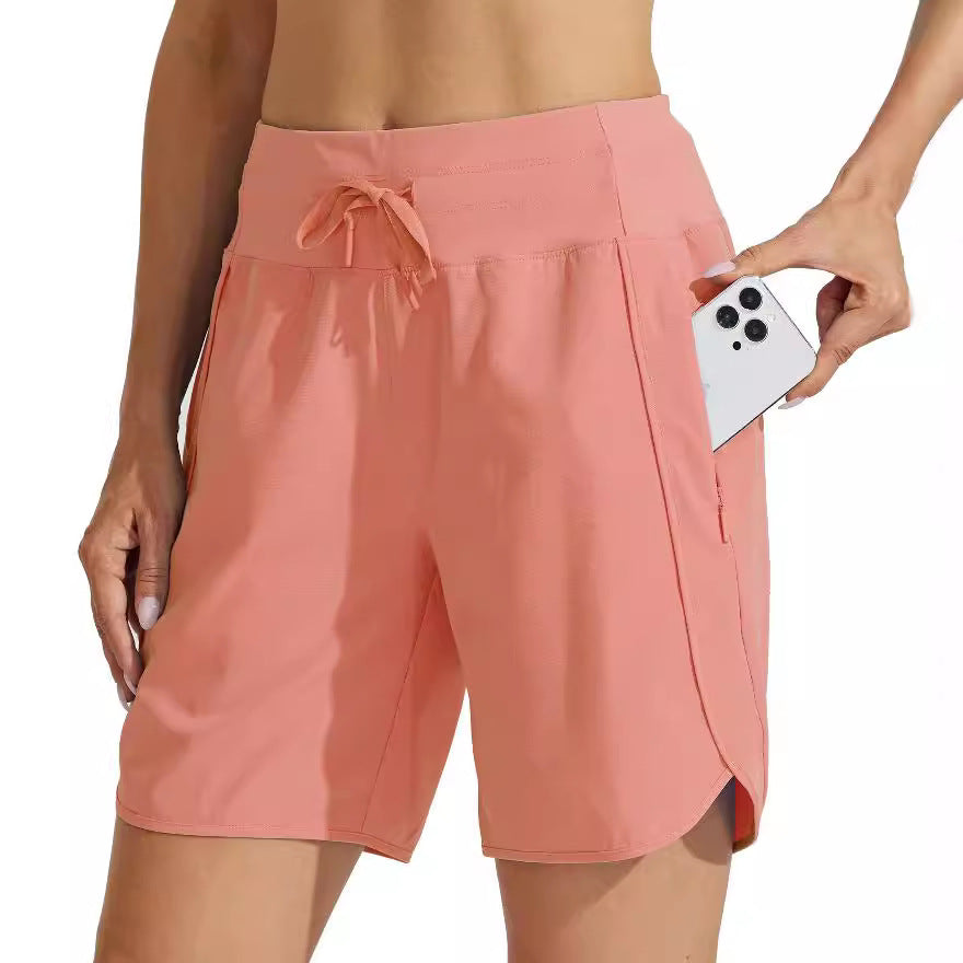 Sports pour femmes Courir Shorts occasionnels Exercice Randonnée Shorts de sport à haute portée