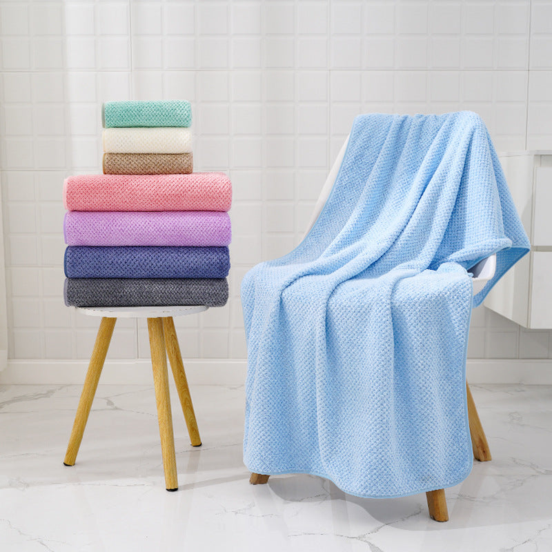 Serviette de bain douce à l'ananas de couleur polaire