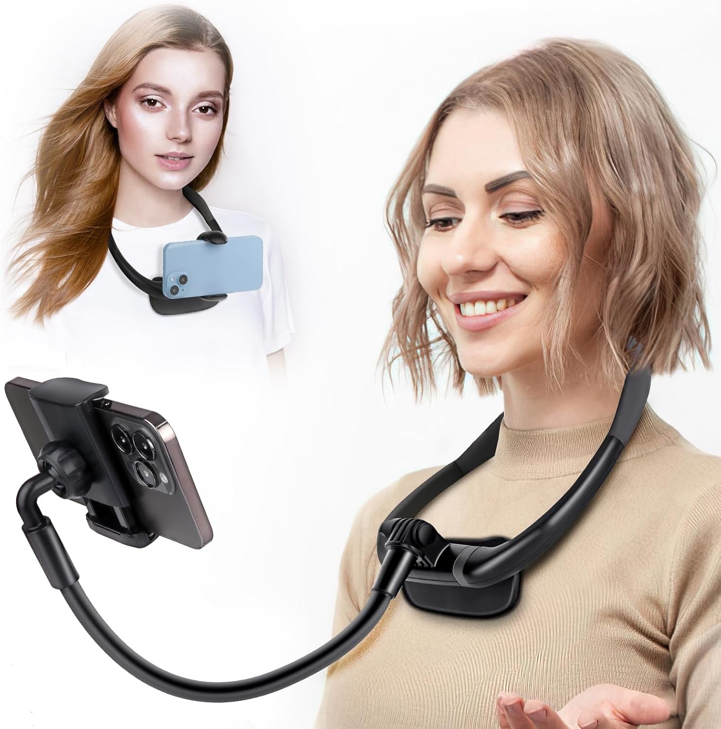 Prise de vue et enregistrement du titulaire du téléphone