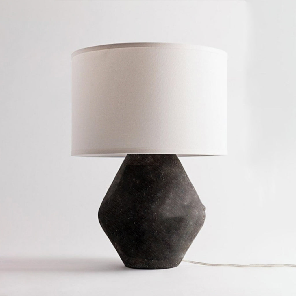 Lampe de table simple de style Wabi-Sabi pour les chambres d'hôtes rétro mi-century Zen-Luxury décoratif