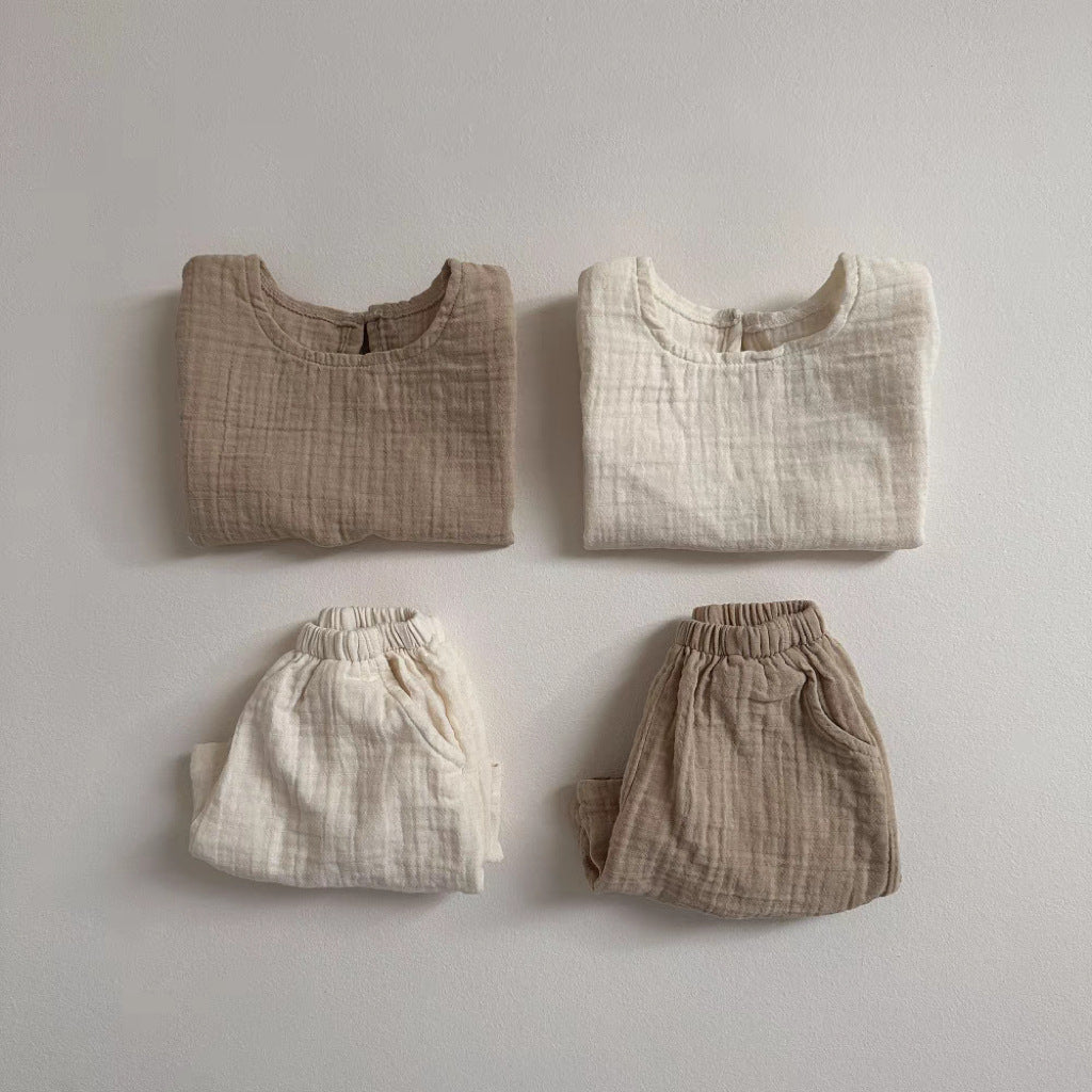 Un short de vest respirant set All-matching Des enfants confortables
