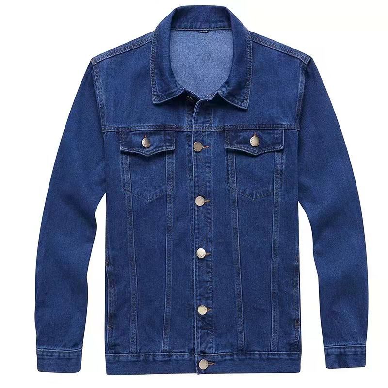Hommes Relaxed-fit Denim Veste Casual Workwear Style