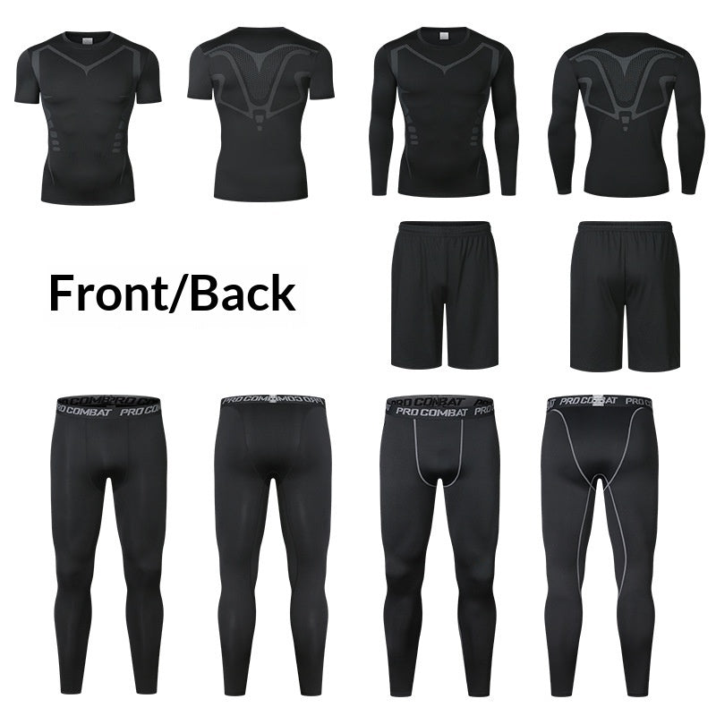 Hommes Quick-Drying Respirant Ensemble de fitness haute performance