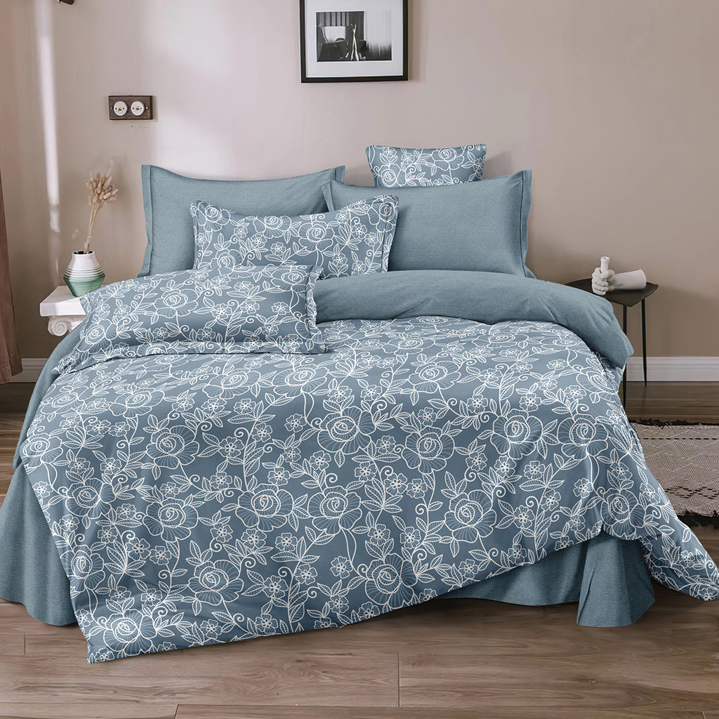 Ensemble de literie florale pour filles