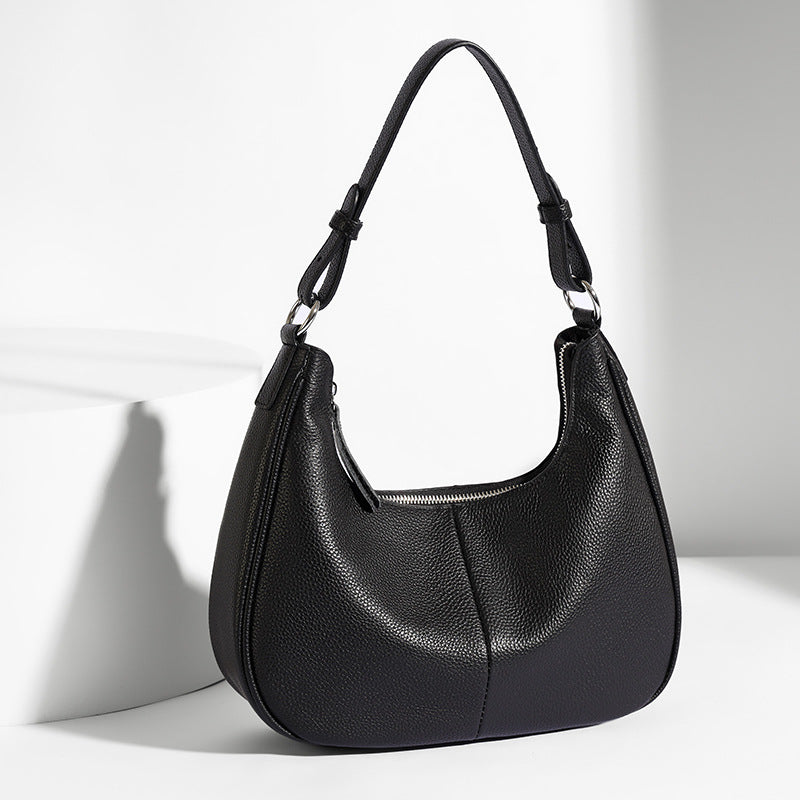 Sac transdermique vintage de style occidental fabriqué à partir de cuir de vache en grains