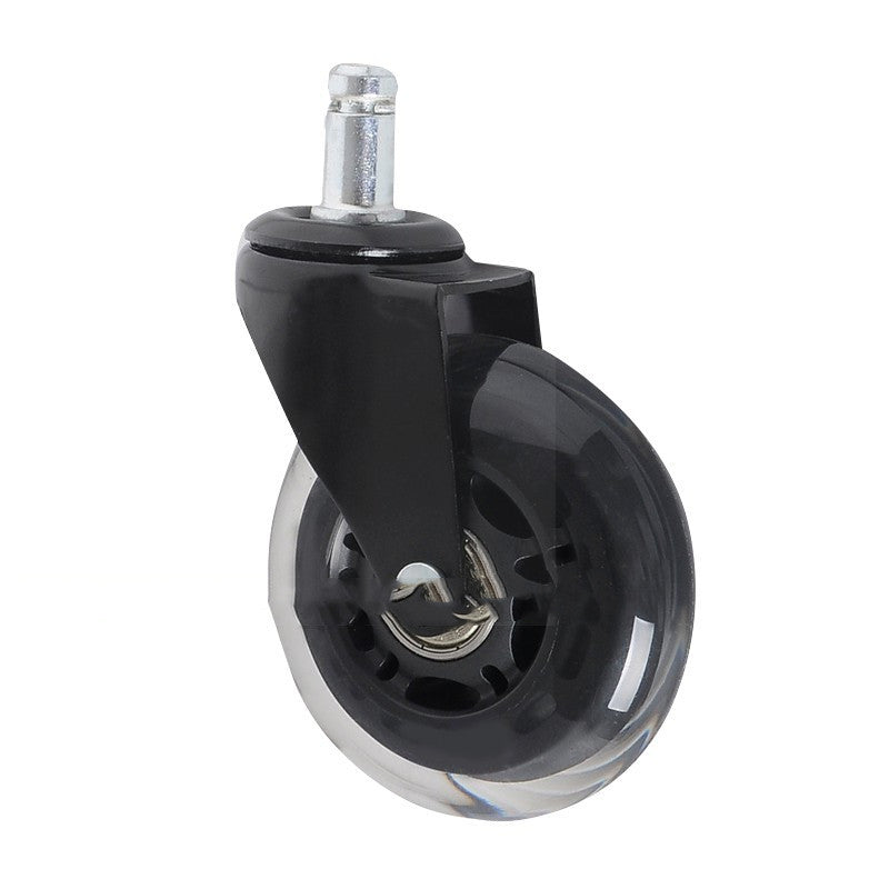Roulettes Benyu 2.5 Roue de meubles noir transparent