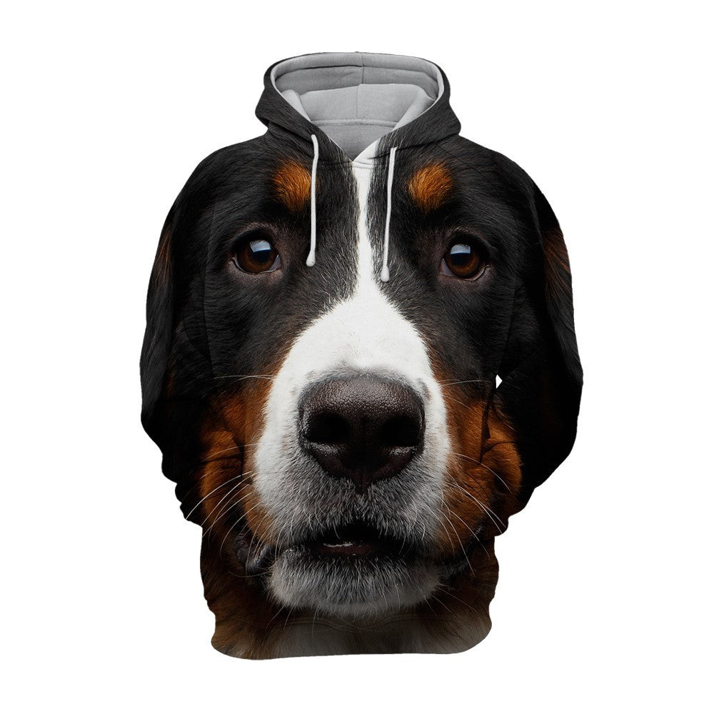 Animal Dog Print Hoodie Hiver Hoodie Homme Sportswear