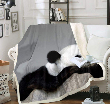 Couverture flanelle de la série Panda
