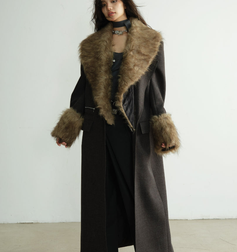 Blazer de puissance extra-long pour les femmes