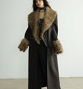 Blazer de puissance extra-long pour les femmes