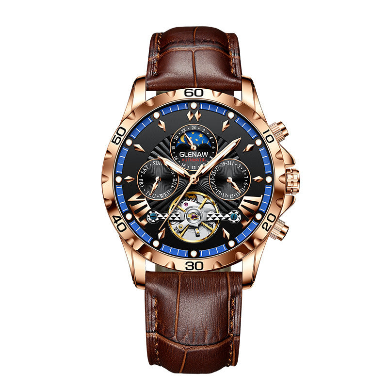 Montre mécanique automatique de mode pour hommes