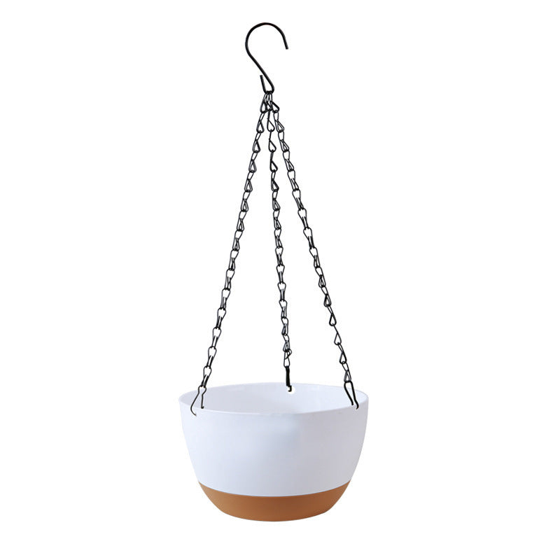 Panier de planteur à suspension en résine épais Pot vertical créatif pour suceurs de pothos Durable