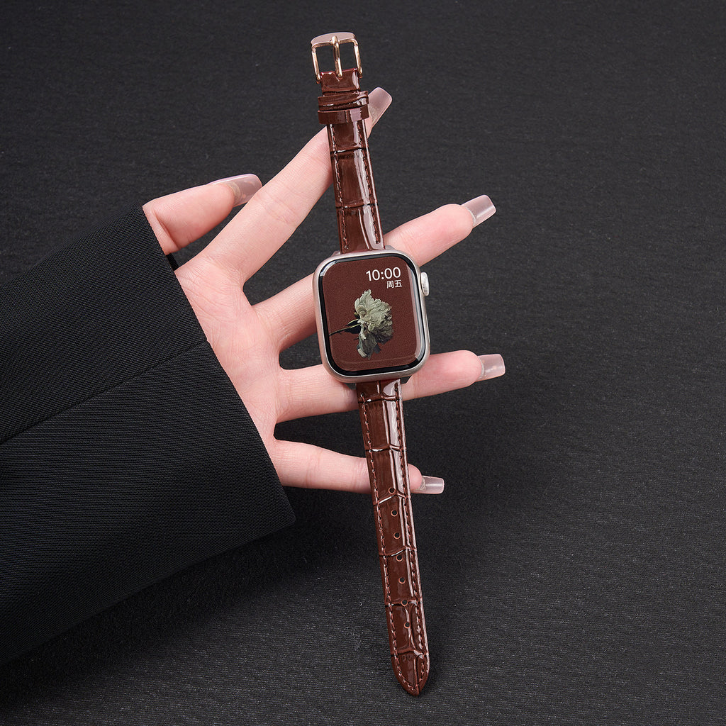 Bracelet de montre modèle perle en bambou-noeud